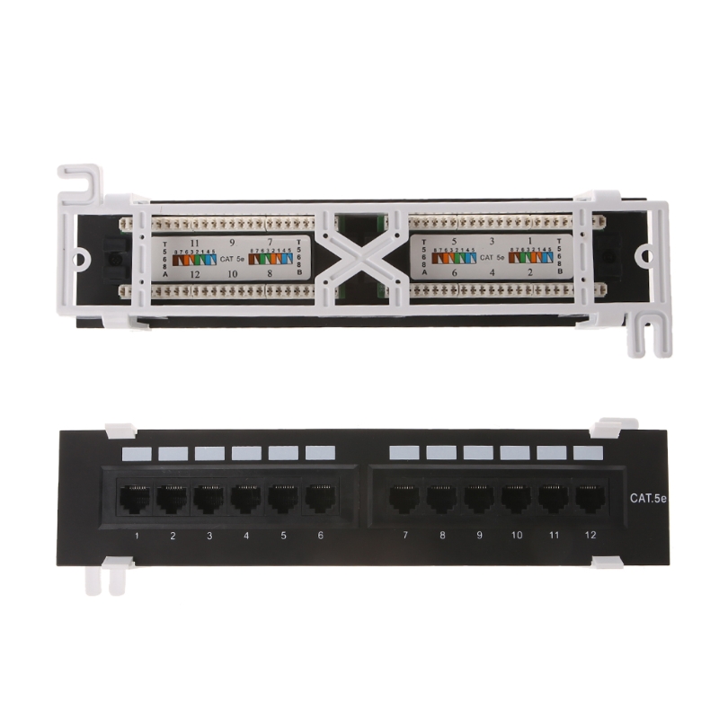 Cat5e Patch Panel 110 Type 12 Port 1U