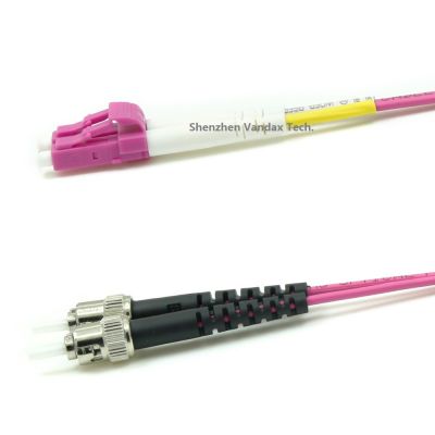 LC-ST Duplex OM4 Fiber Optic Patch Cable 