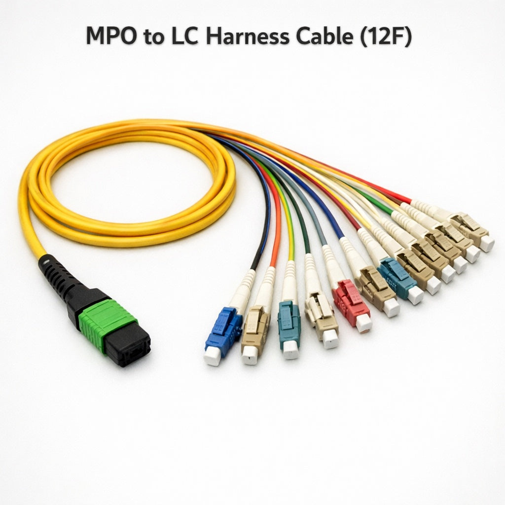 MPO to LC Harness Cable (24F)