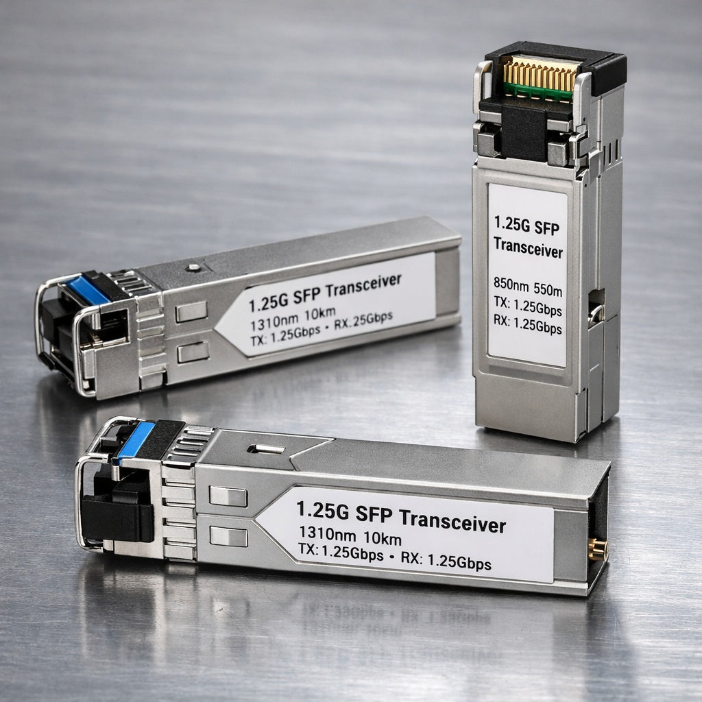 1.25G SFP LX Optical Transceiver 1310nm 20km LC SMF Module