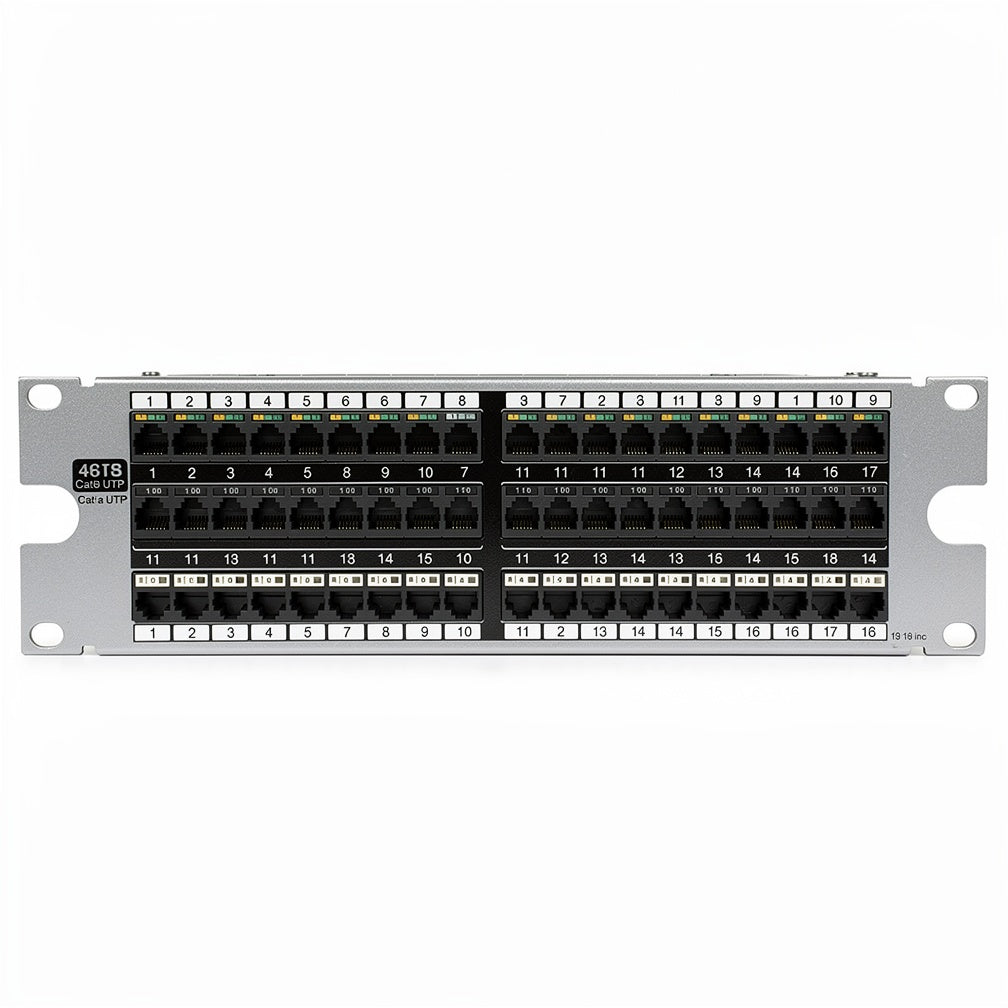 48 Port Cat6 UTP Patch Panel