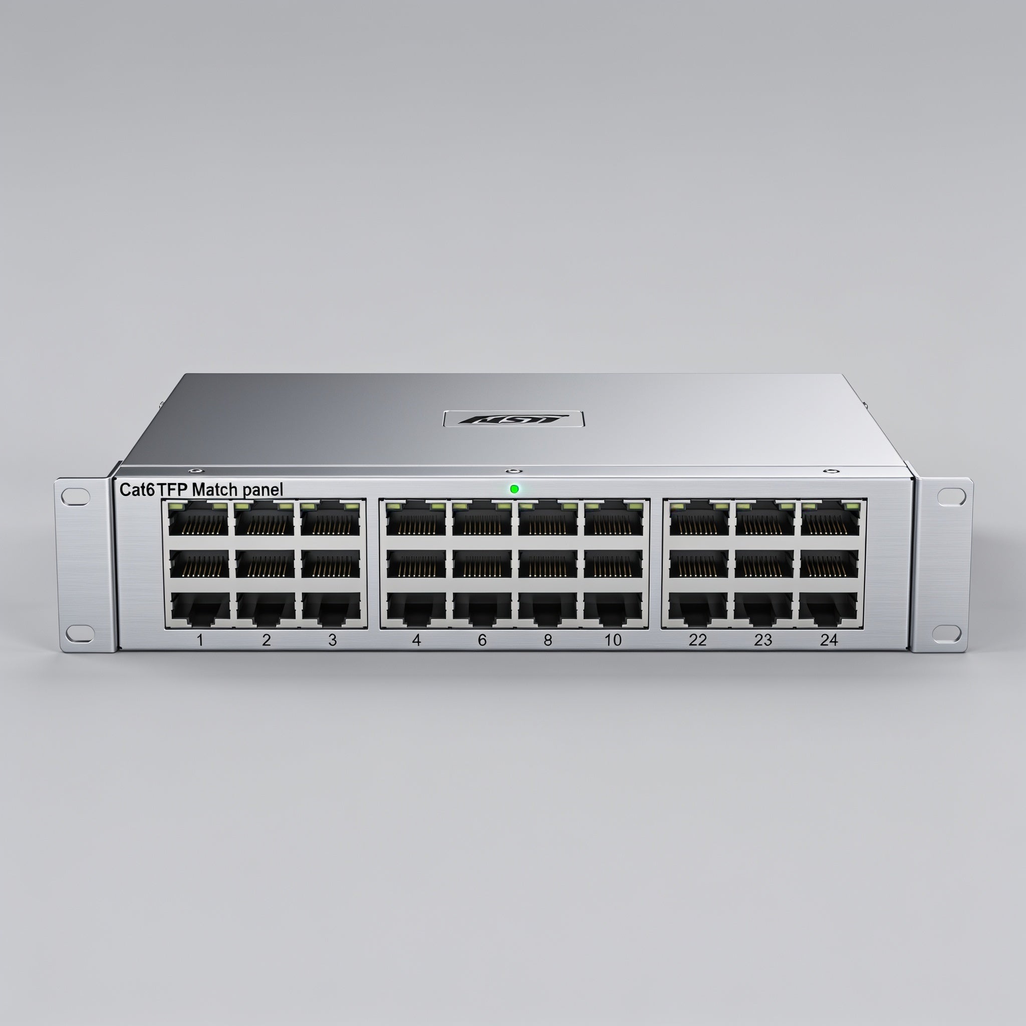 24 Port Cat6 FTP Patch Panel