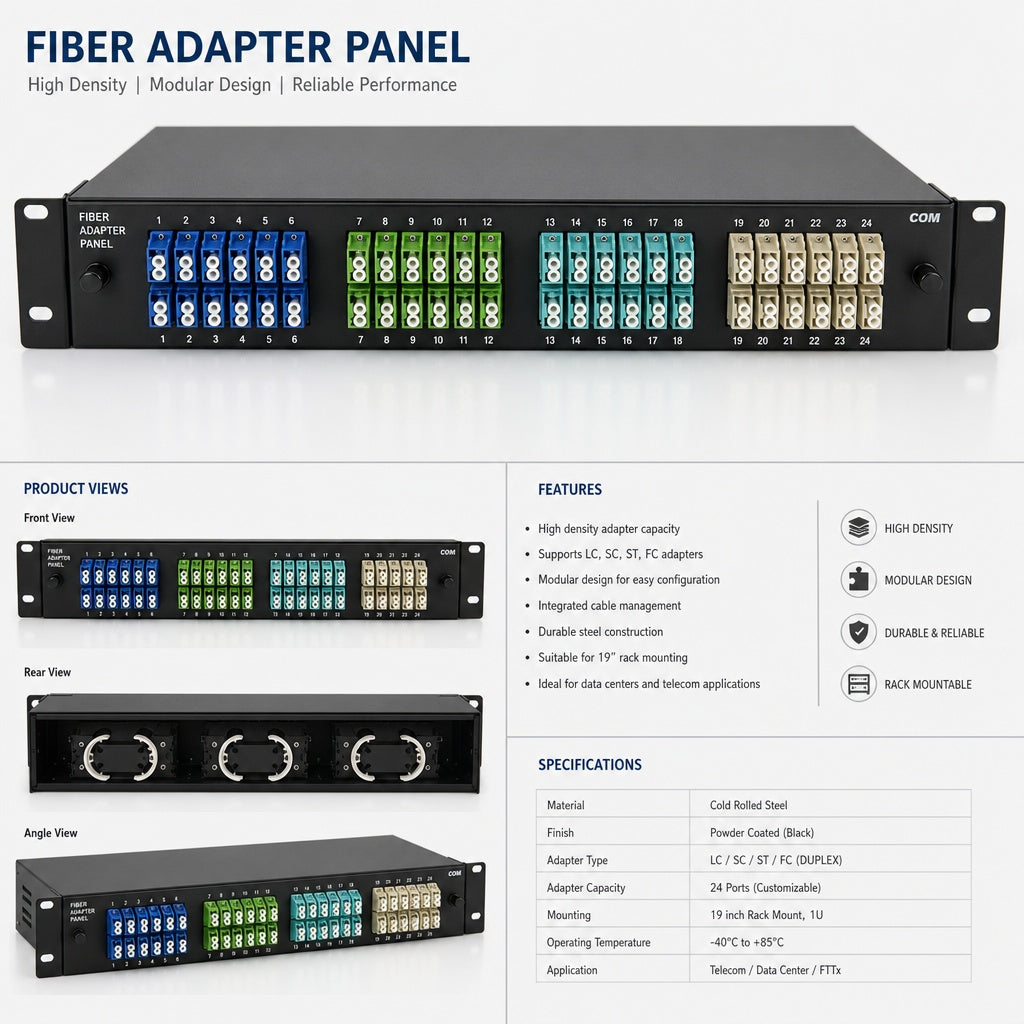 Fiber Adapter Panel