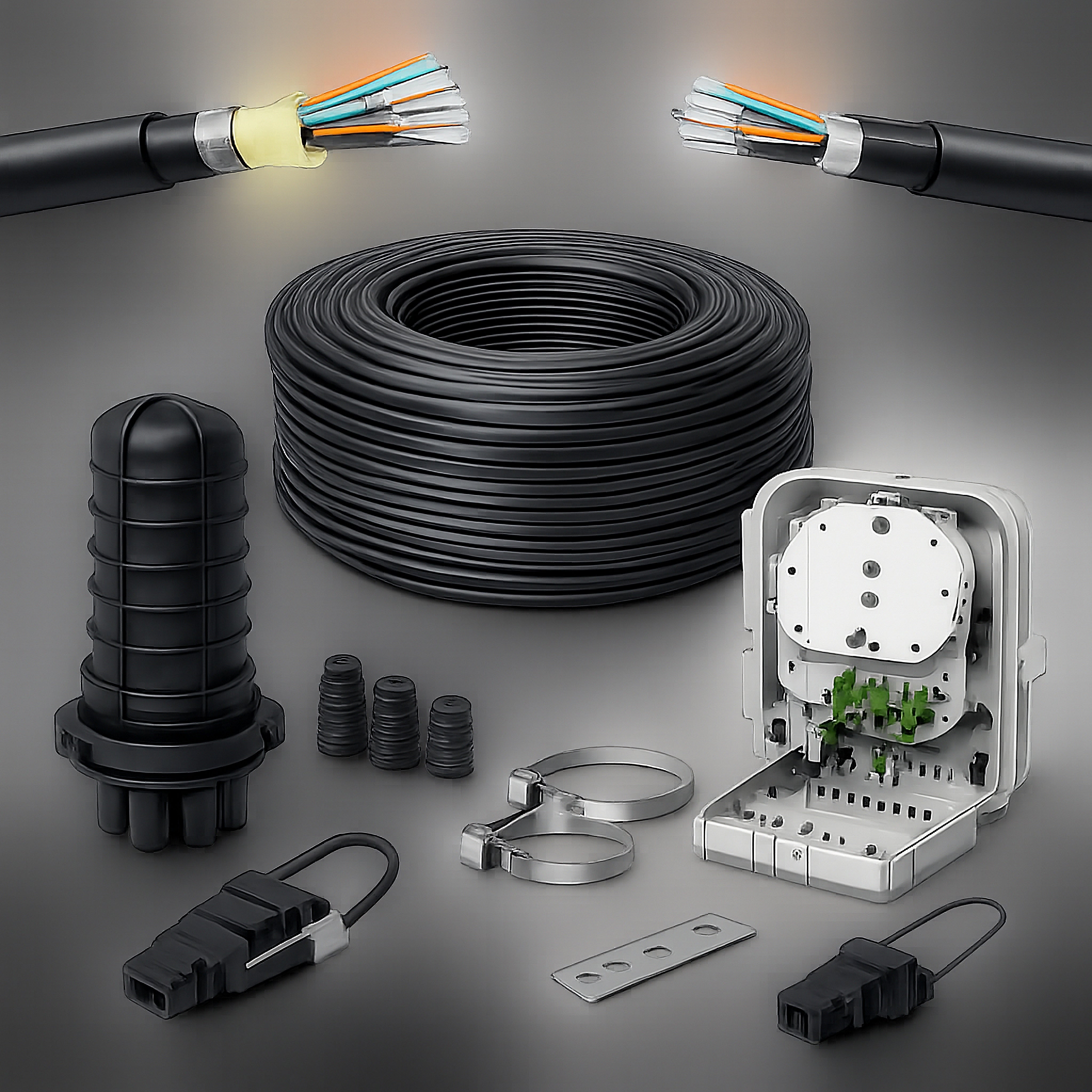 Outdoor Fiber Optic Cable