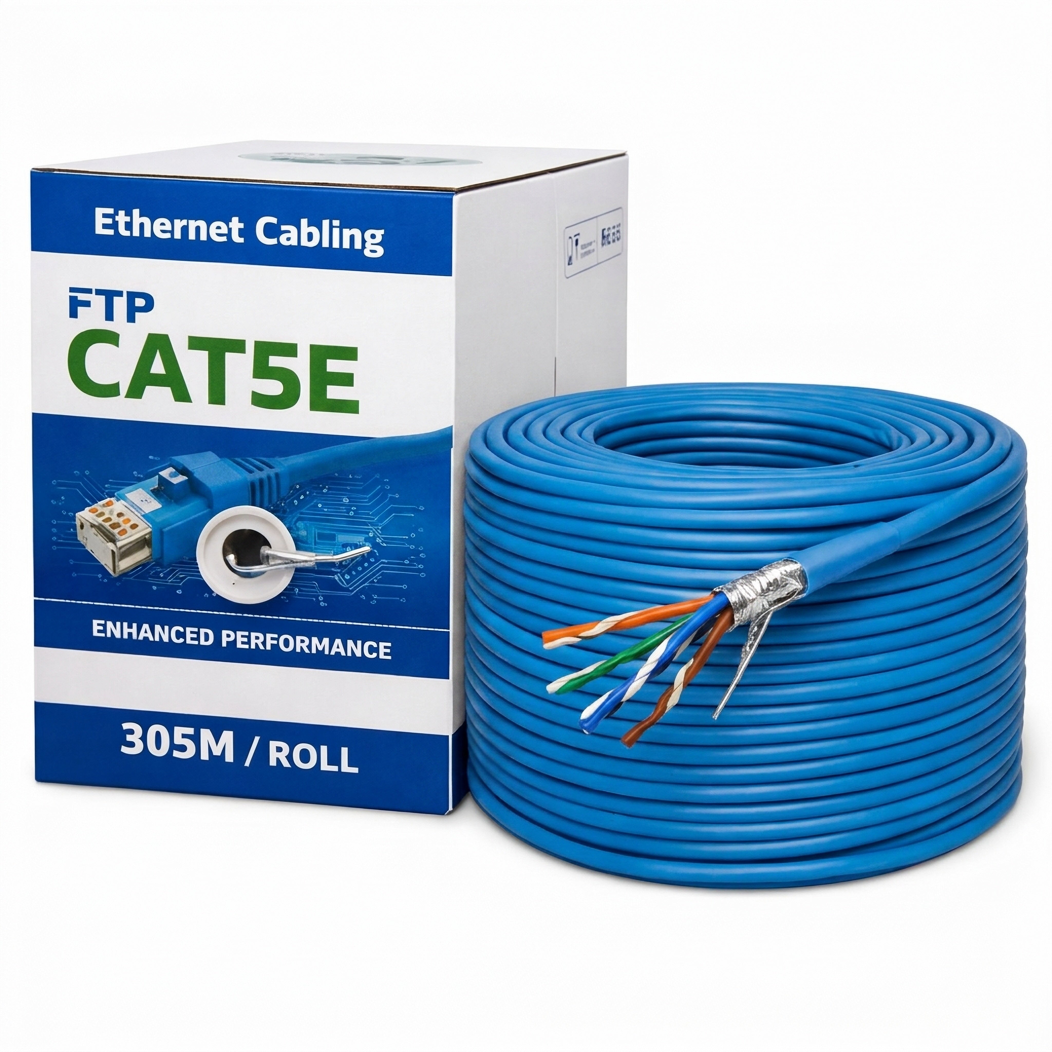 FTP CAT5E Shielded Ethernet Cable LSZH jacket
