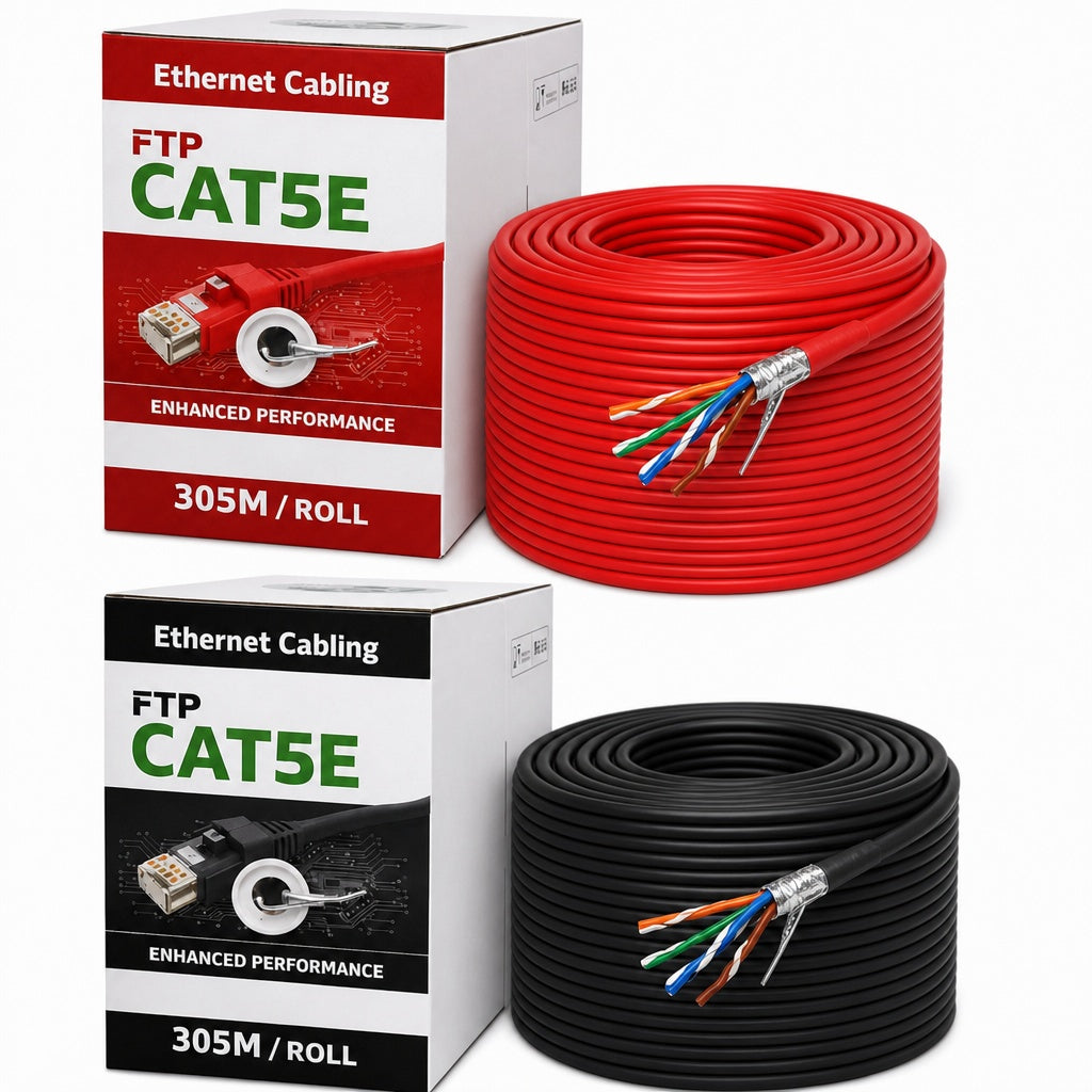 FTP CAT5E Shielded Ethernet Cable PE jacket