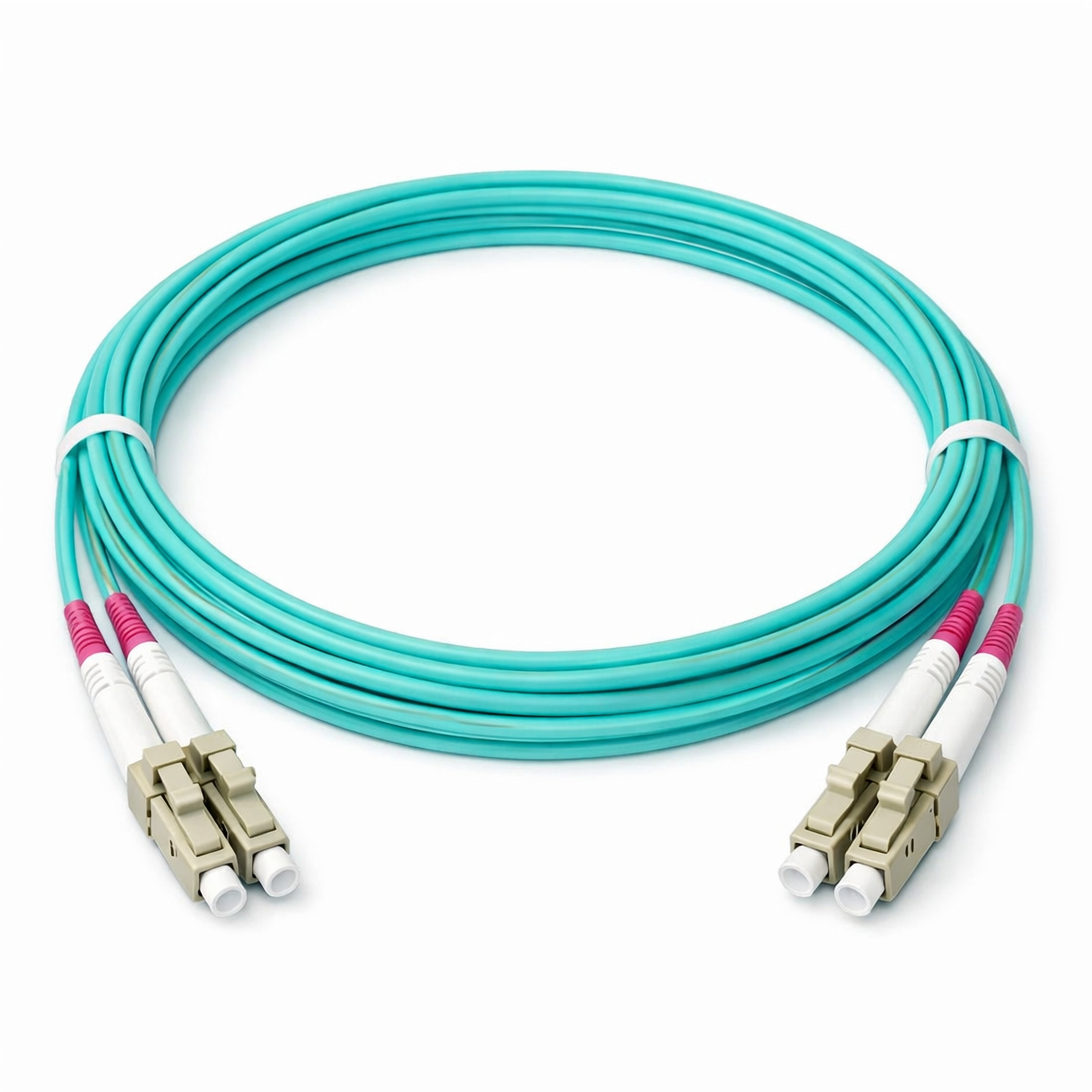 LC-LC OM4 Duplex Fiber Patch Cord