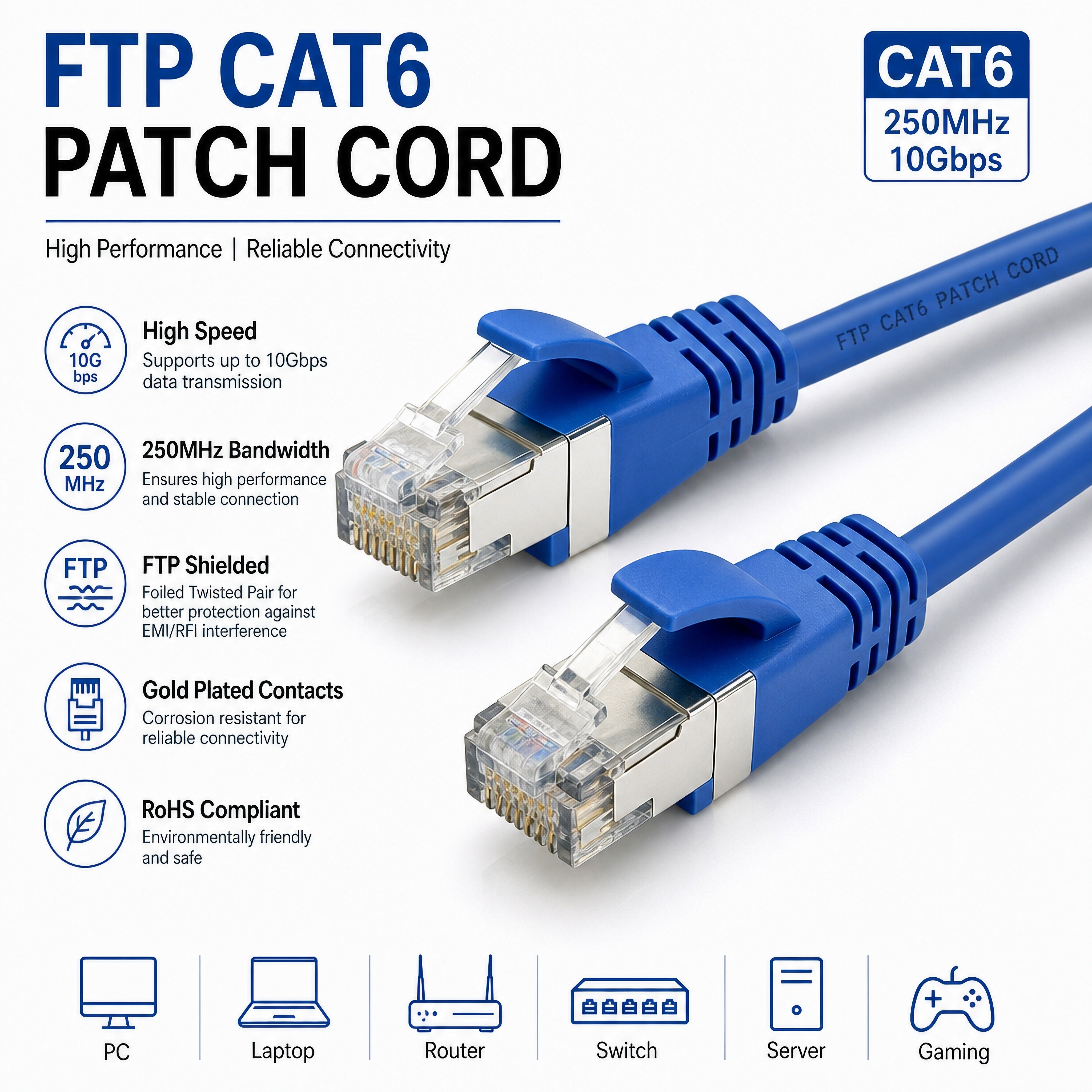 FTP CAT6 Patch Cord
