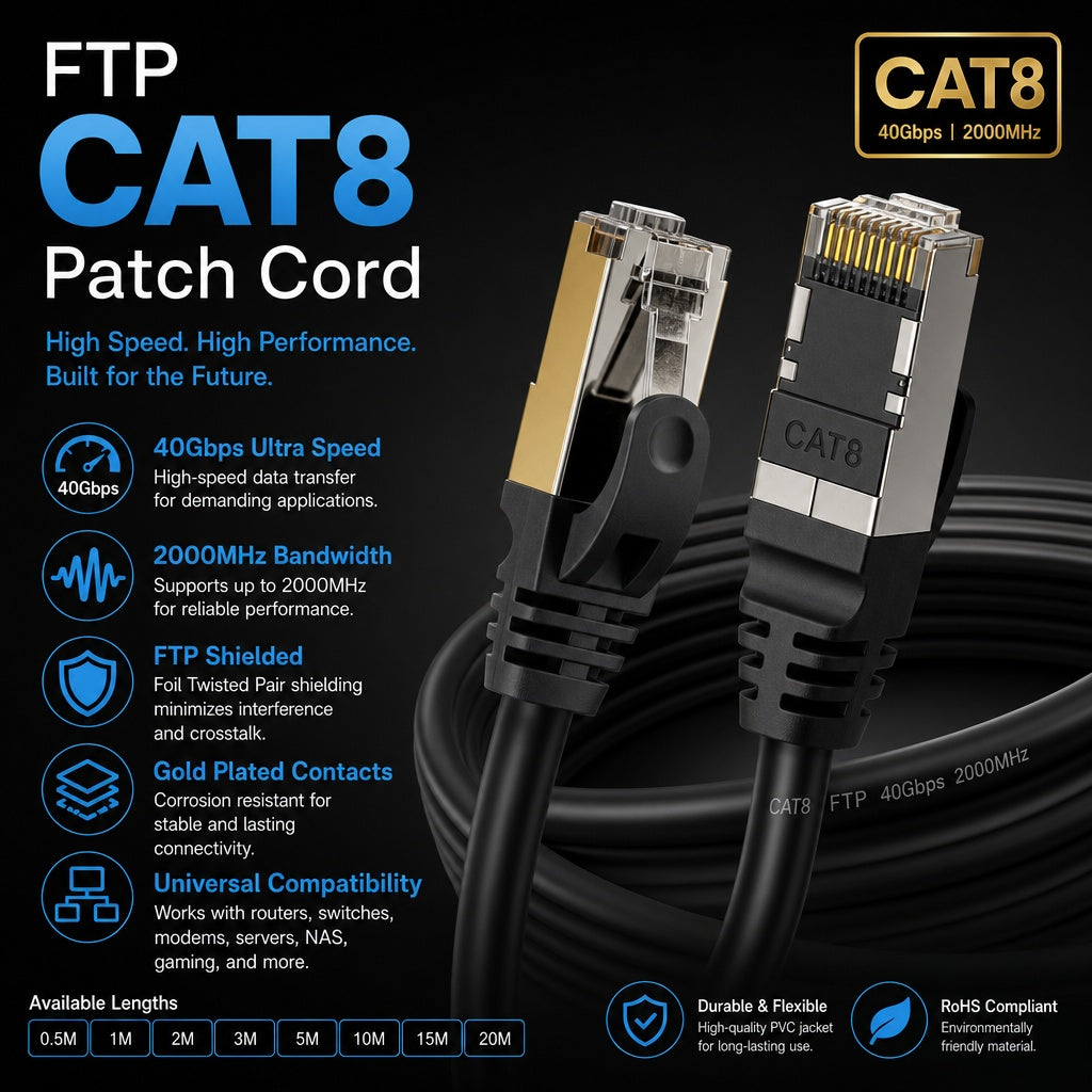 FTP CAT8 Patch Cord