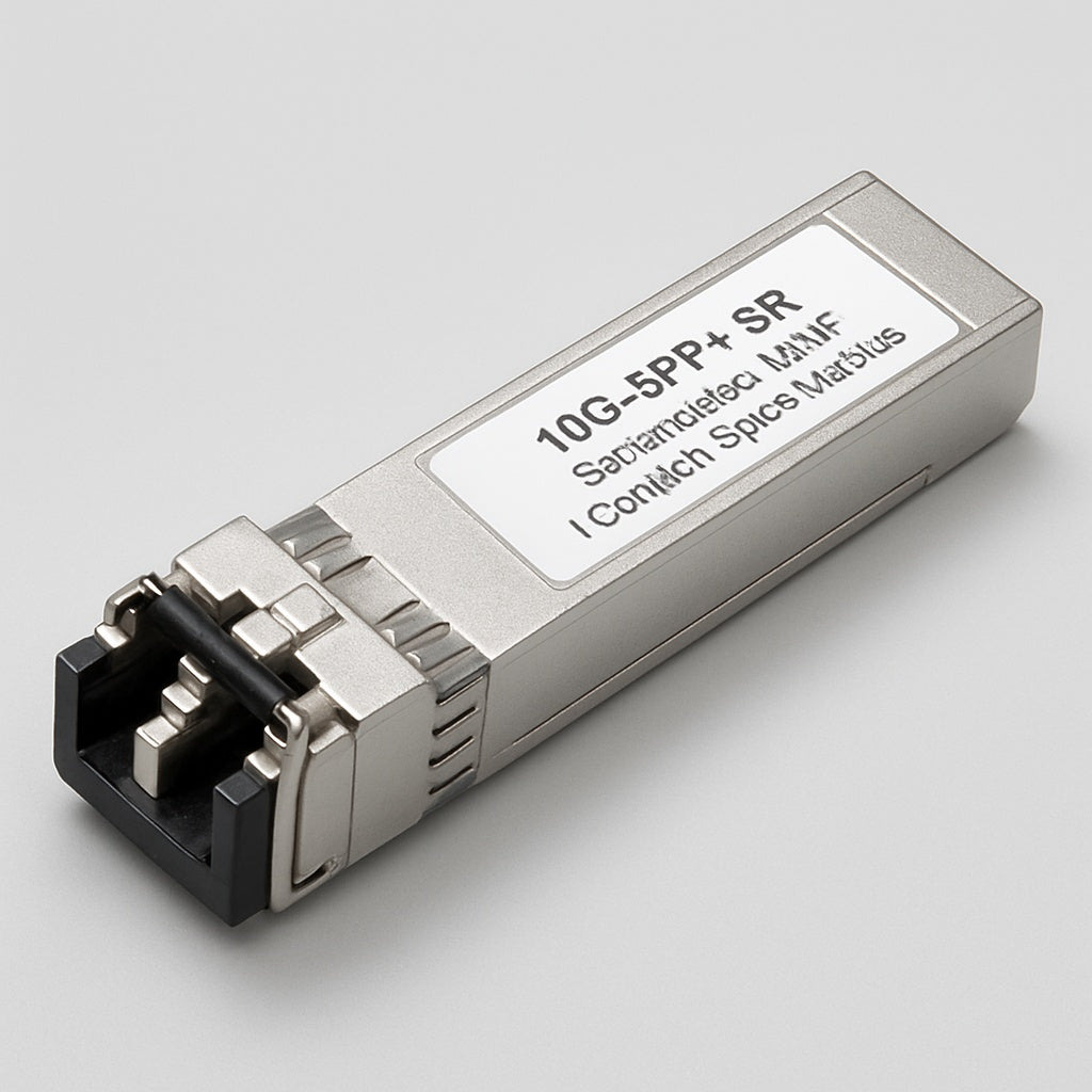 10G SFP+ SR Transceiver Module, 850nm, 300m, LC Duplex, MMF, Compatible with Cisco/Ubiquiti/MikroTik