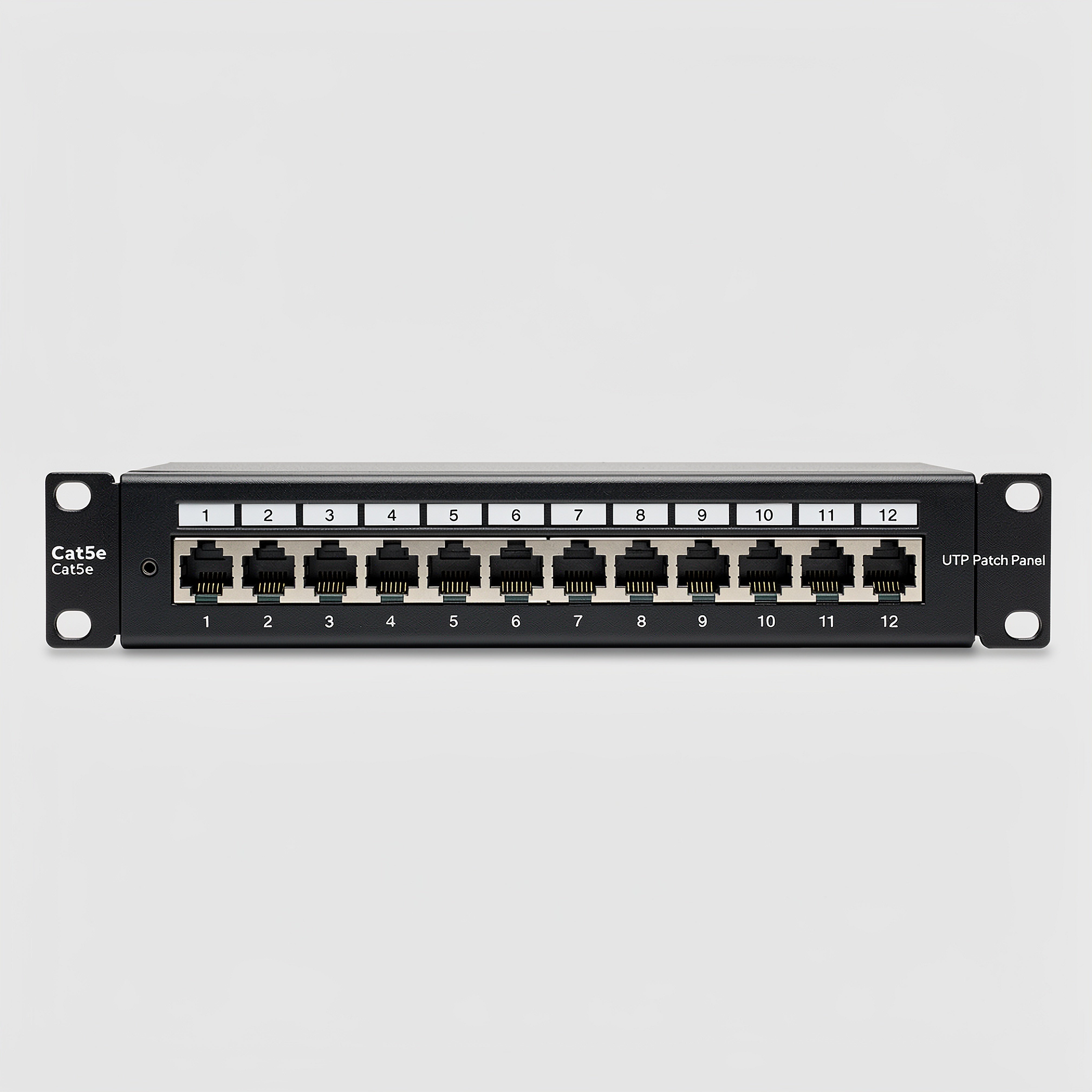 12 Port Cat5e UTP Patch Panel