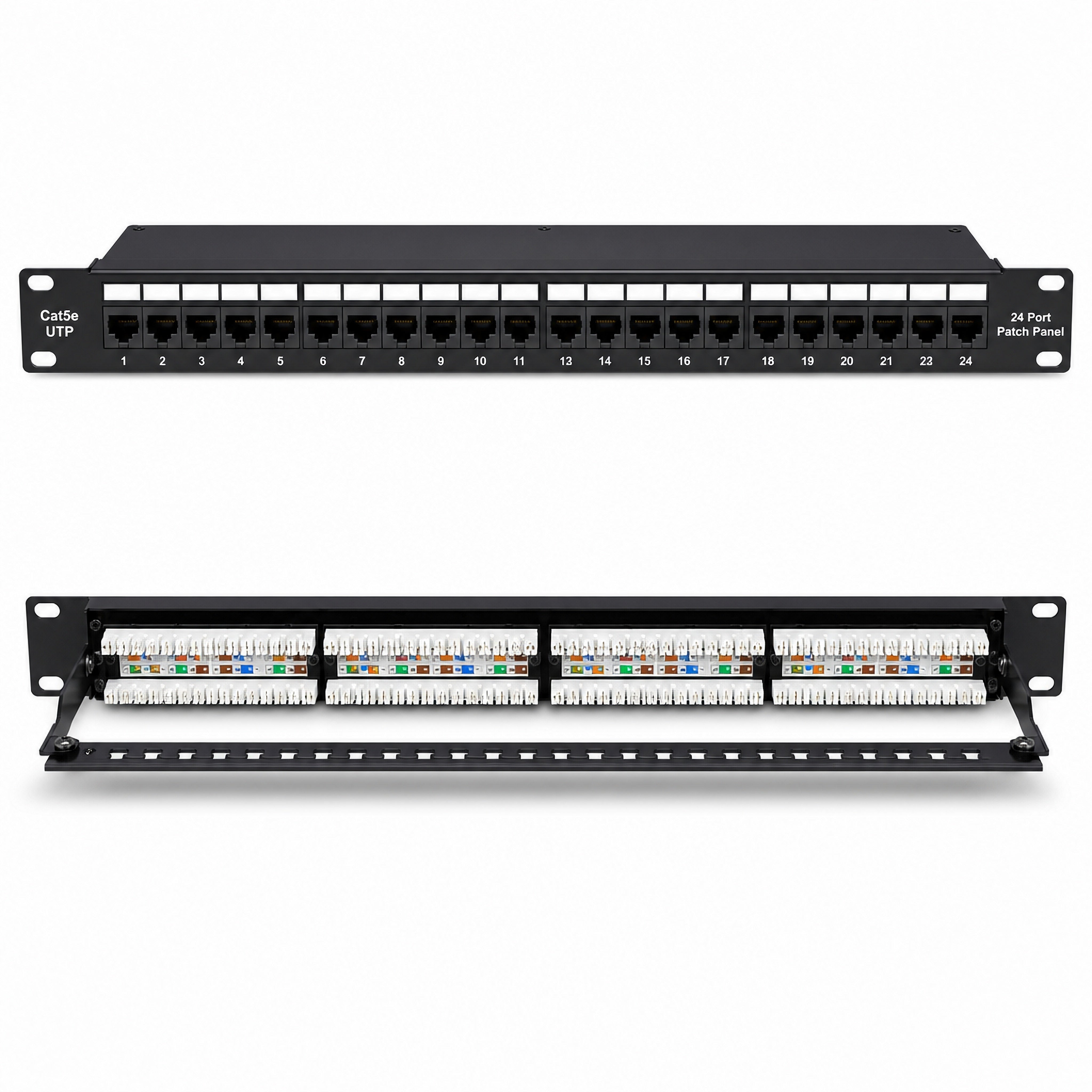 24 Port Cat5e UTP Patch Panel