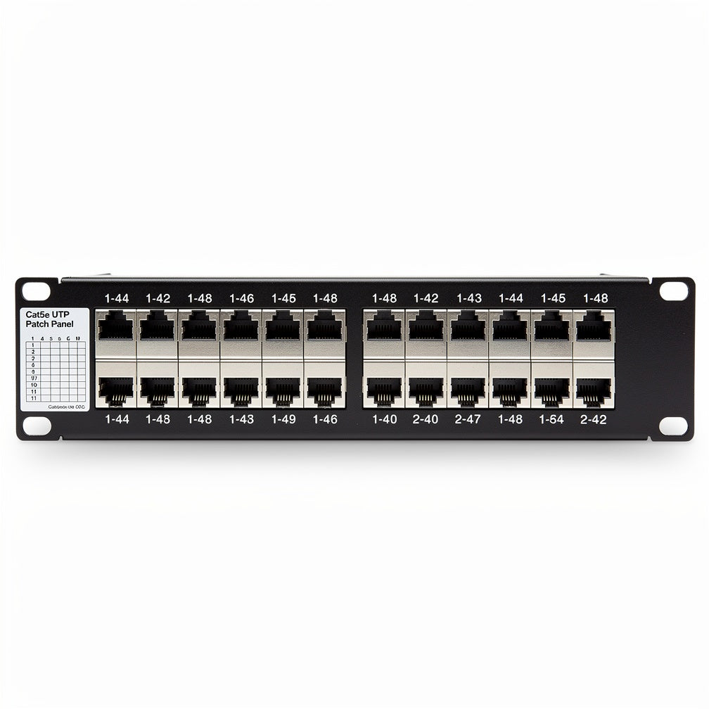 48 Port Cat5e UTP Patch Panel