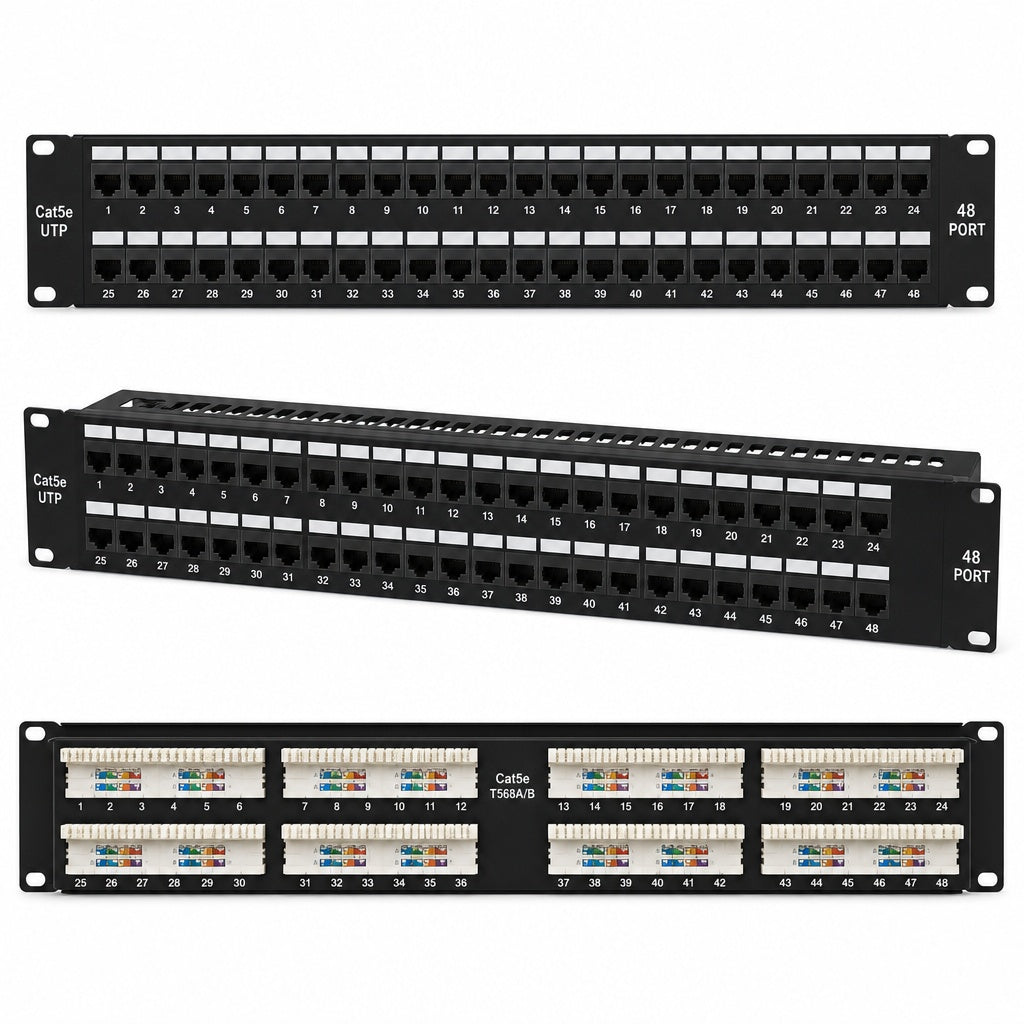 48 Port Cat5e UTP Patch Panel