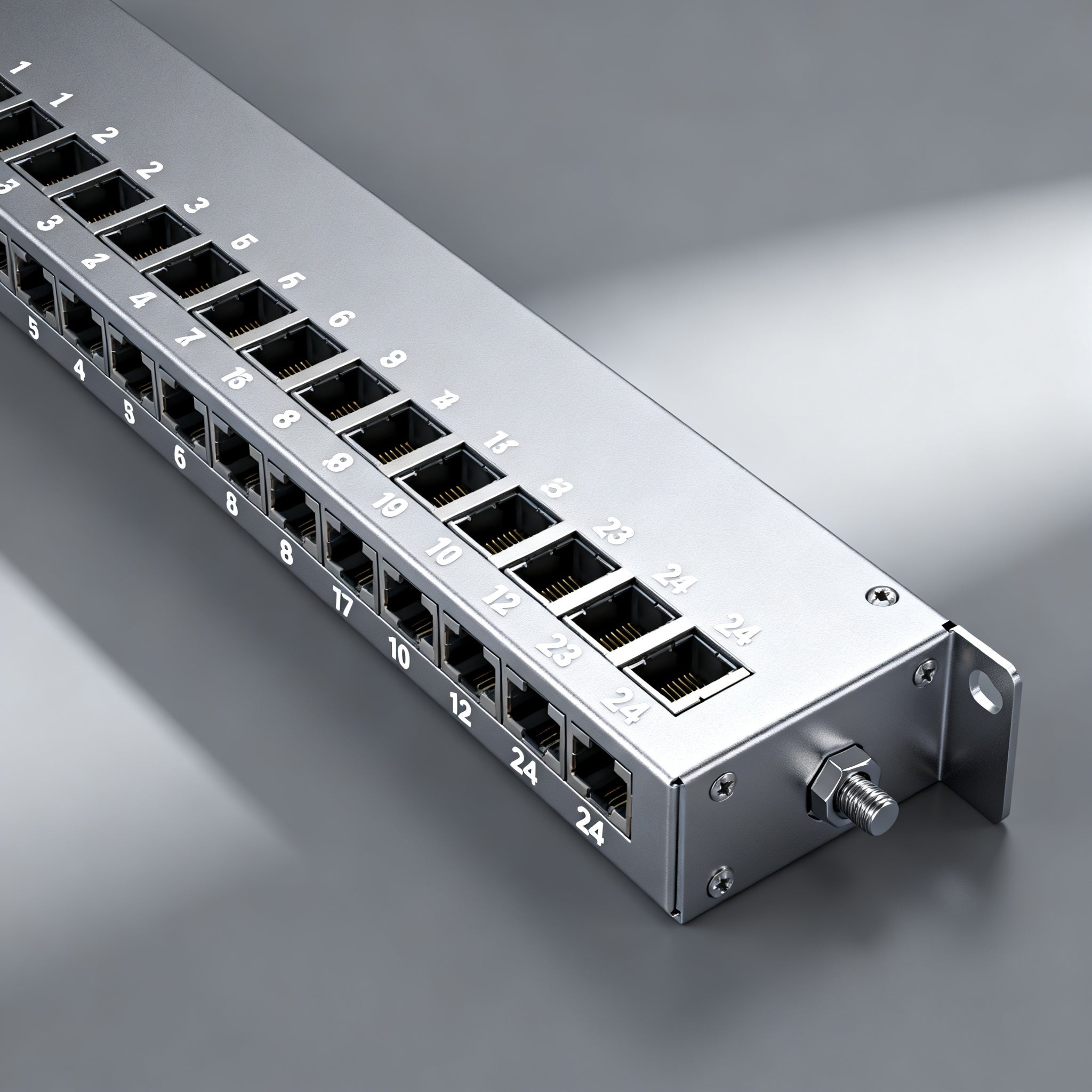 24 Port Cat5e FTP Patch Panel
