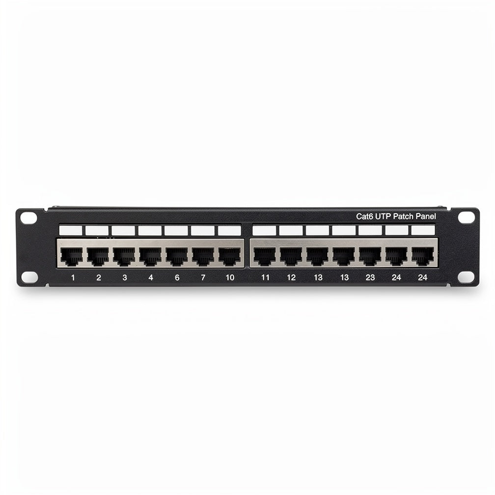24 Port Cat6 UTP Patch Panel