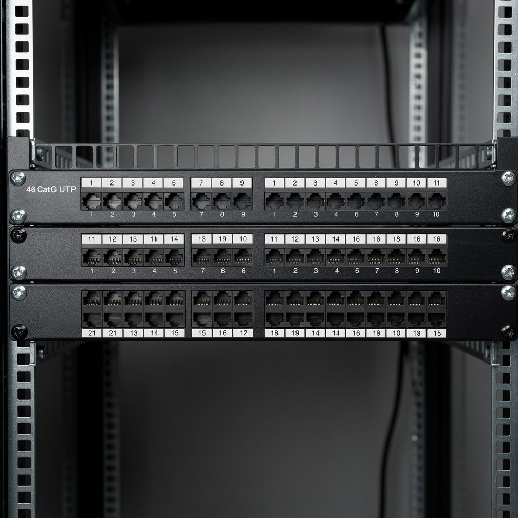 48 Port Cat6 UTP Patch Panel