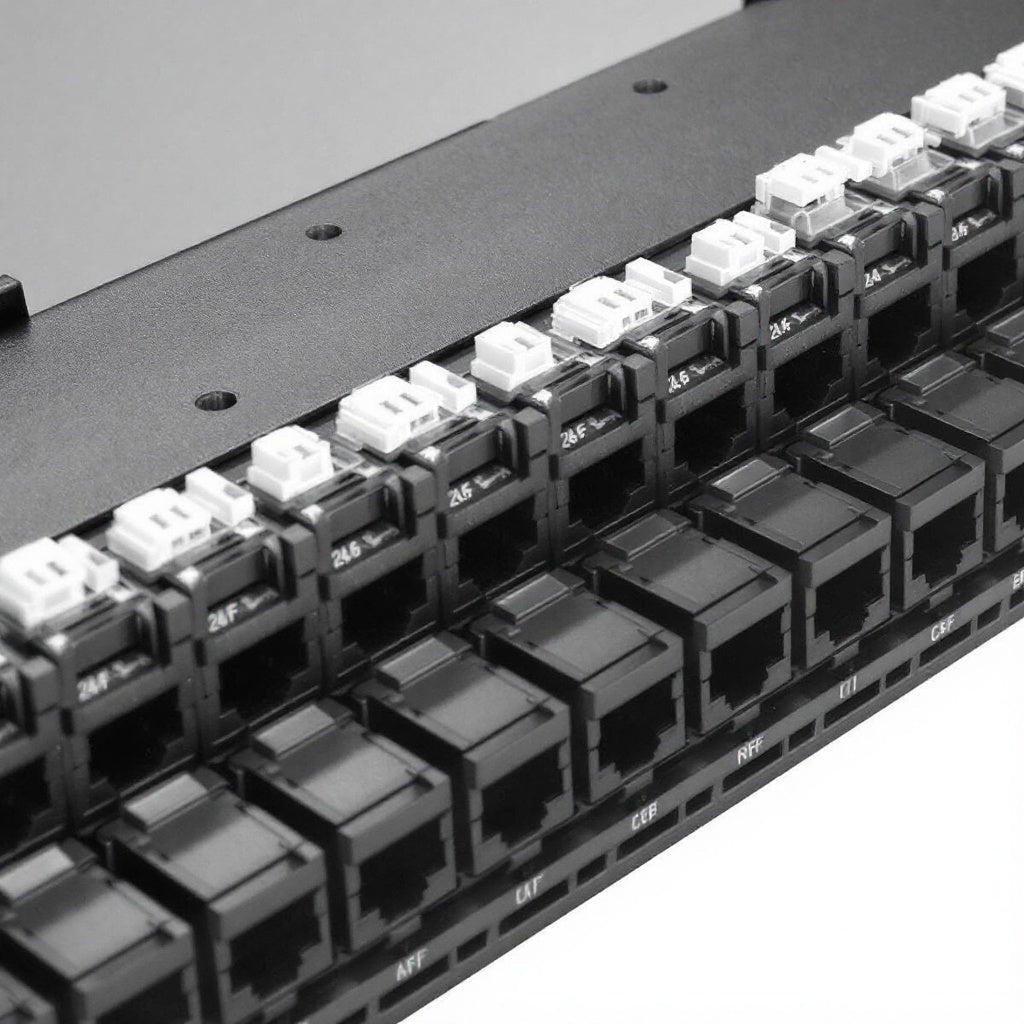 24 Port Cat6 FTP Patch Panel