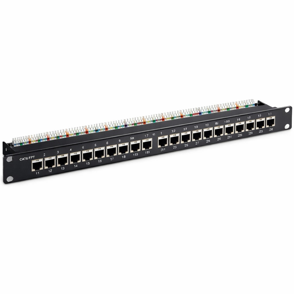 24 Port Cat6 FTP Patch Panel