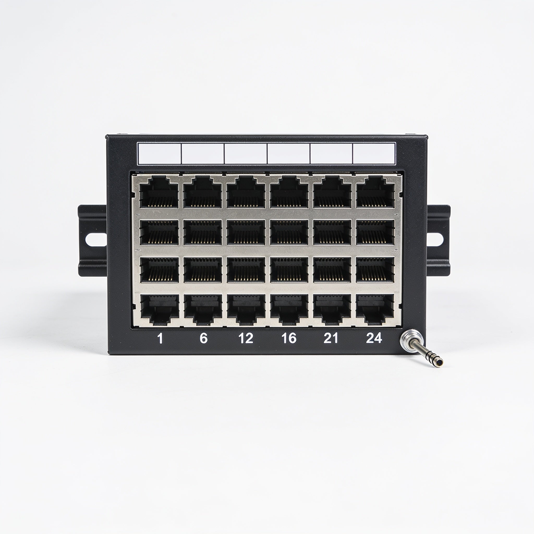 24 Port Cat6A UTP Patch Panel