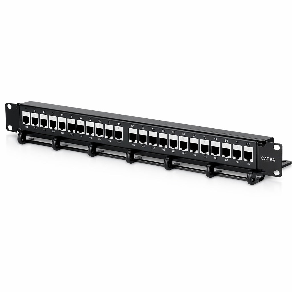 24 Port Cat6A UTP Patch Panel