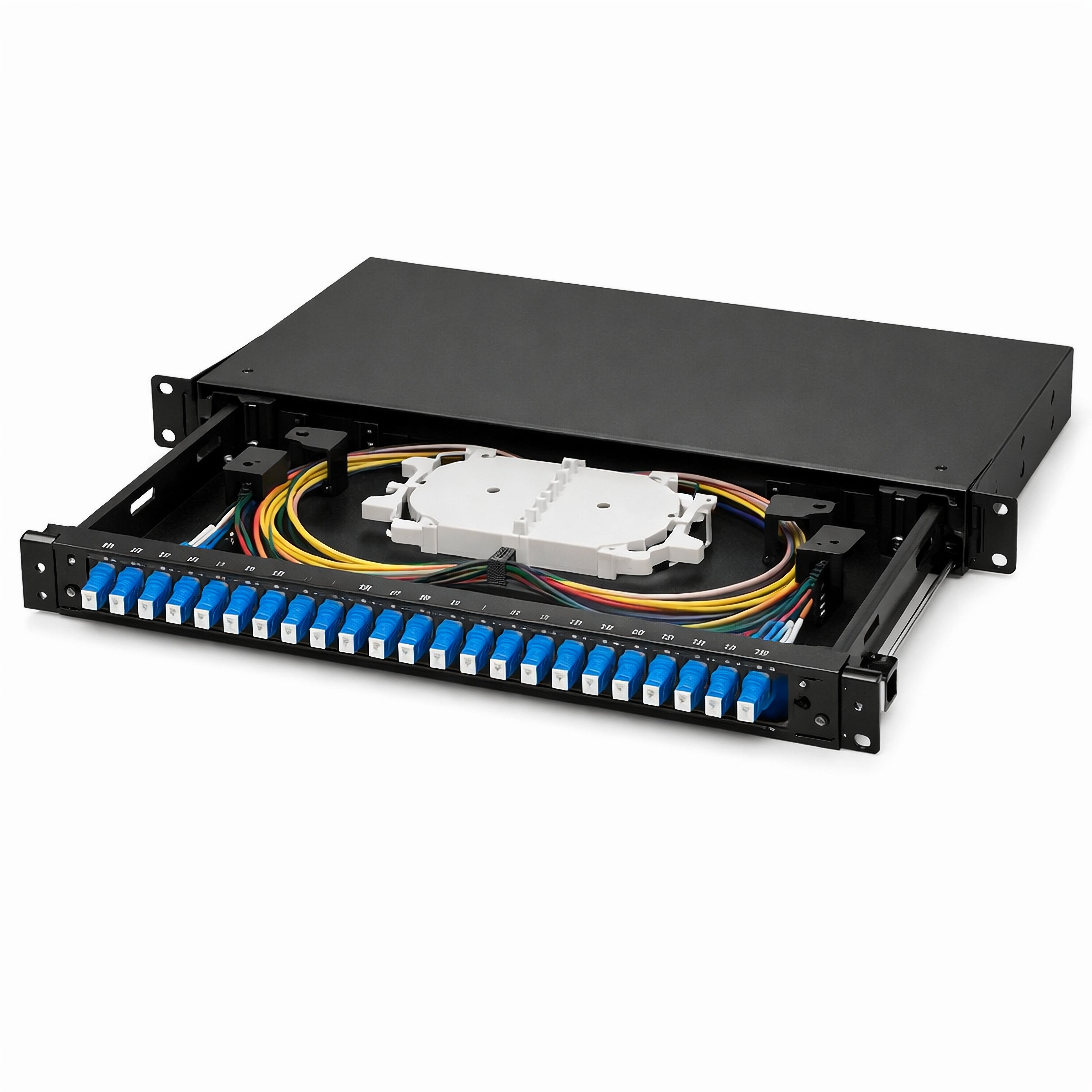 24 Port Sliding Fiber Optic Patch Panelv