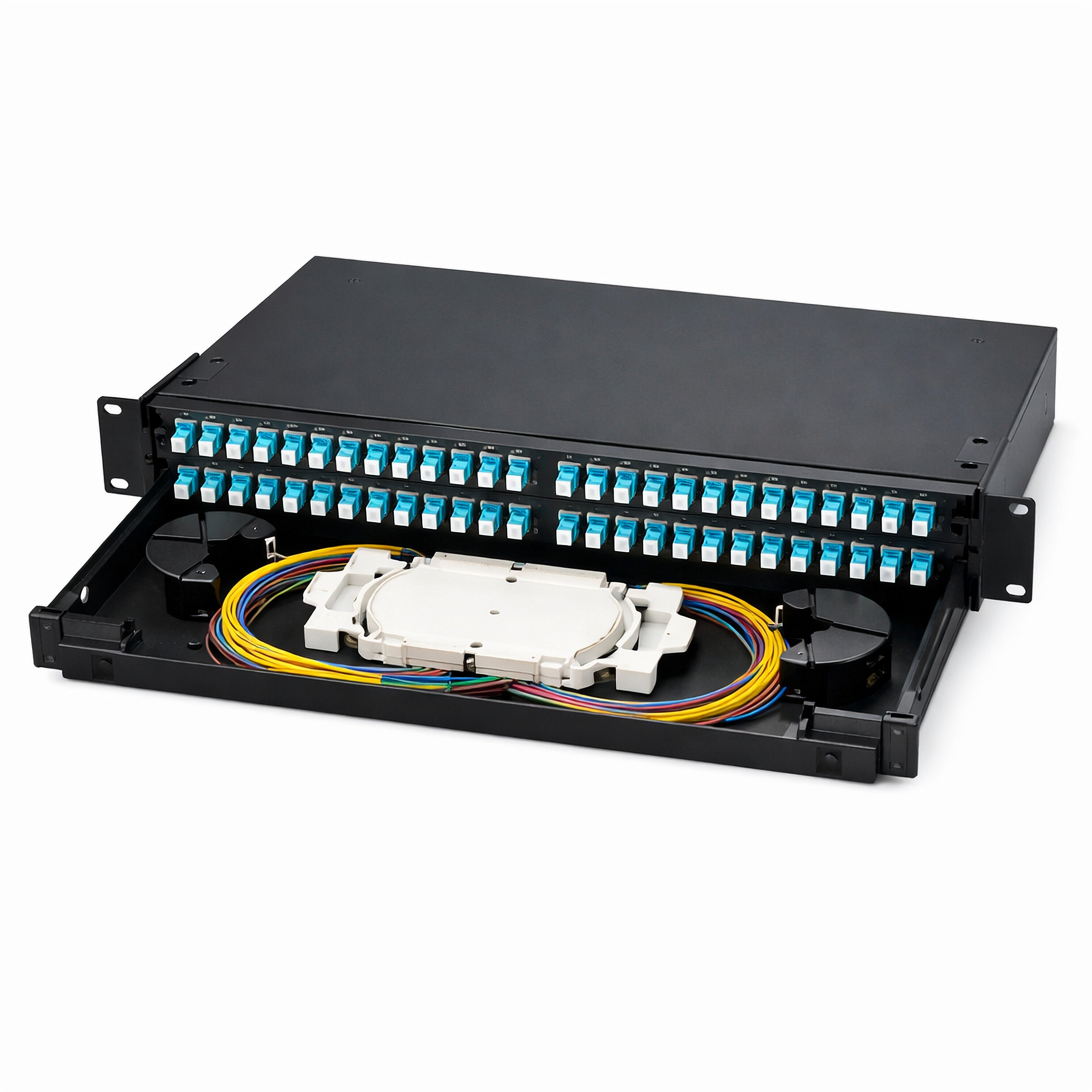48 Port Rack Mount Fiber Optic Patch Panel