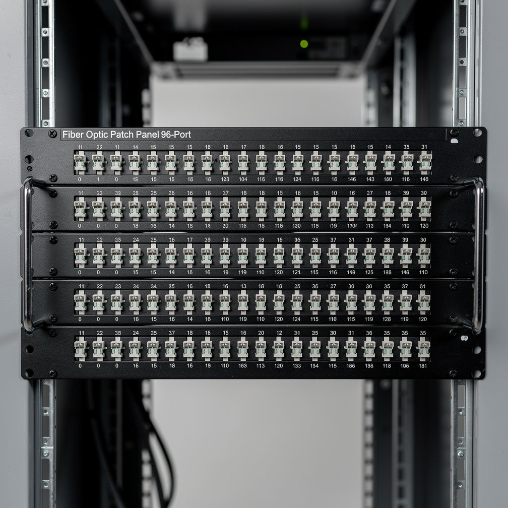 96 Port Rack Mount Fiber Optic Patch Panel