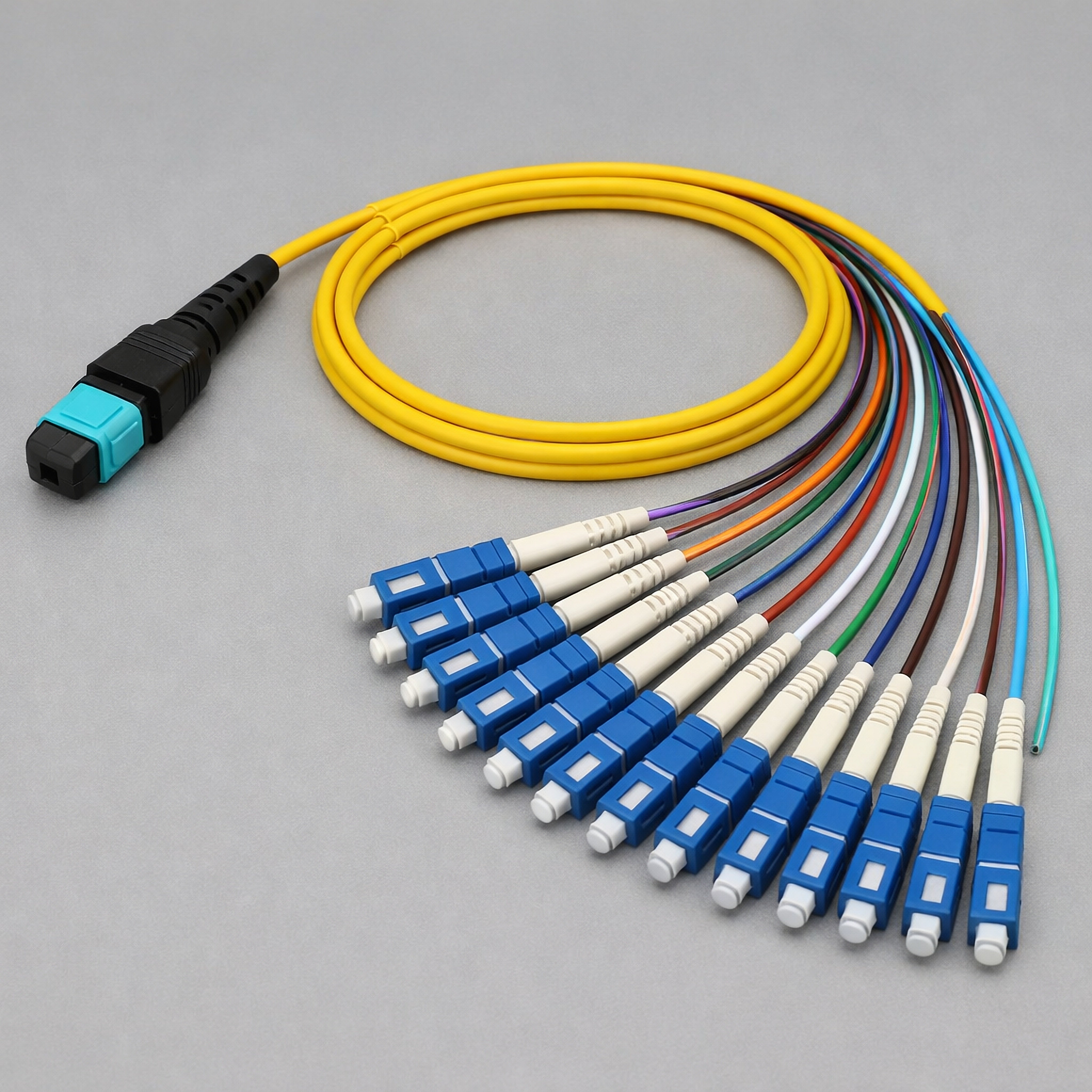 MPO/MTP to SC Breakout Cable | High-Density Fiber Optic Cable for Data Centers & Networks